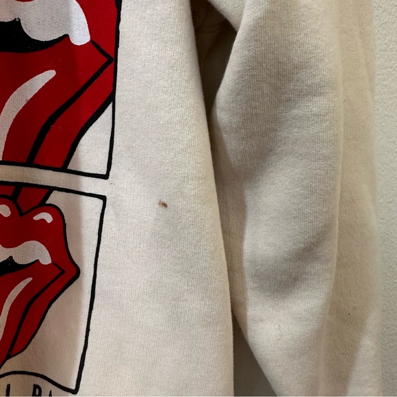 Zara X Rolling Stones Girls Graphic Print Lips Long Sleeve Band Sweatshirt 13-14 - Picture 6 of 9